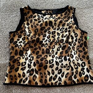 Vintage cheetah print Lois Snyder tank top